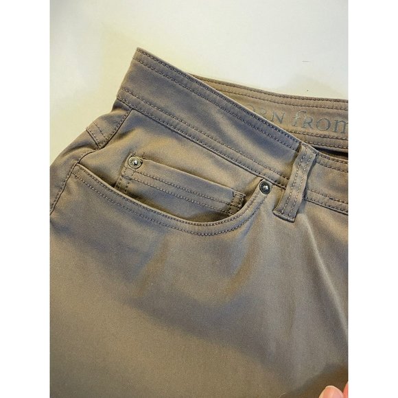 prAna Breathe Pants 34 X 29 Brown Slim Fit 5 Pocket Straight Leg Casual Hiking - Picture 7 of 13